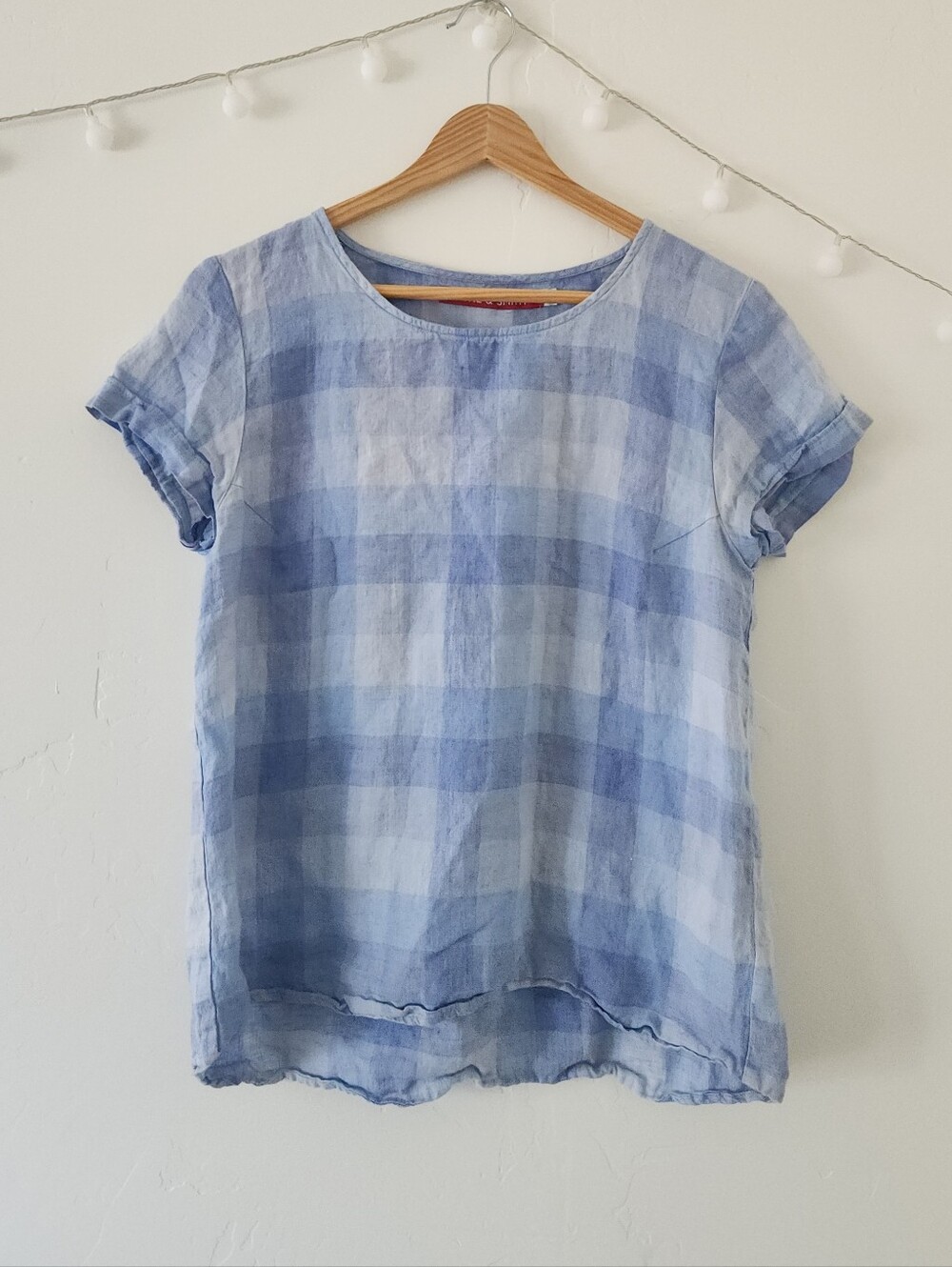OFFER! Pyne and Smith Tove Check Top